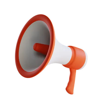 Megaphone  3D Illustration