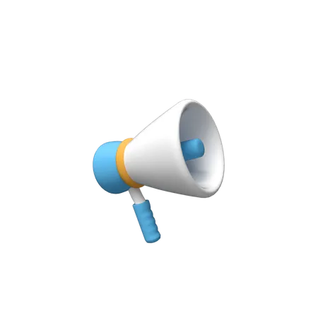 Megaphone  3D Illustration