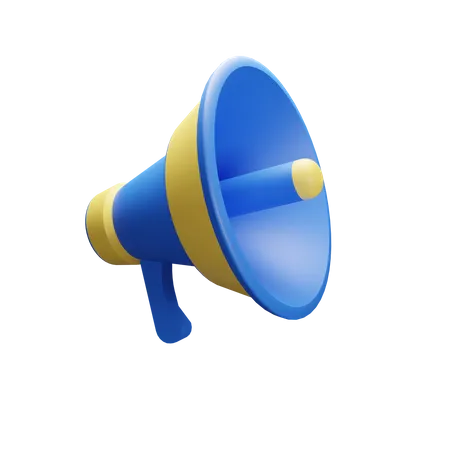 Megaphone  3D Illustration