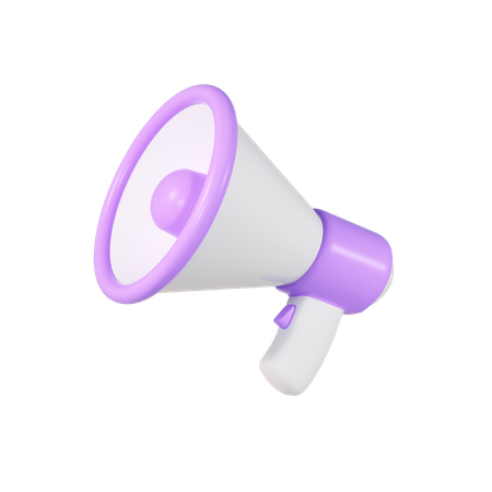 Megaphone  3D Illustration