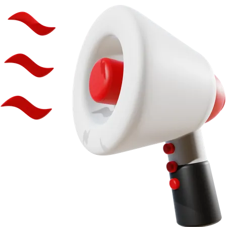 Megaphone  3D Illustration