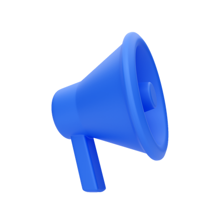 Megaphone  3D Illustration