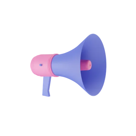 Megaphone  3D Illustration