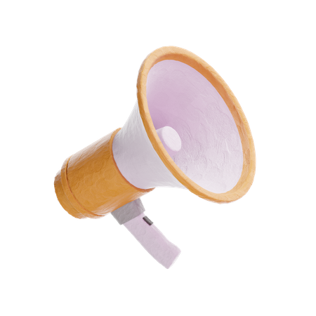 Megaphone  3D Logo