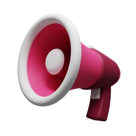 Megaphone  3D Illustration