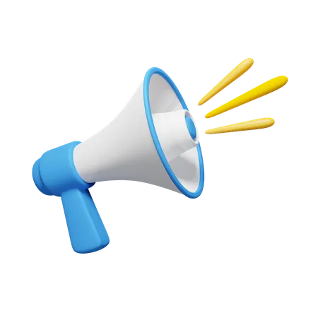 Megaphone Download This Item Now 3D Icon