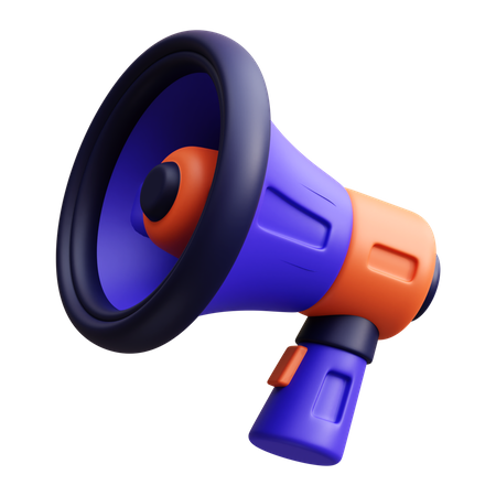 Megaphone  3D Icon