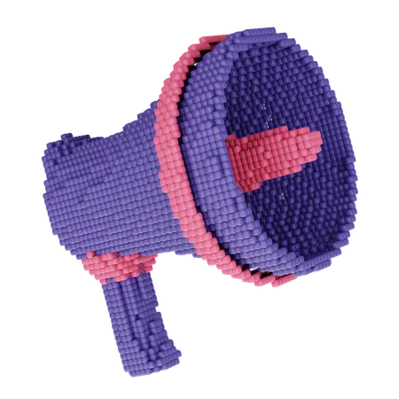 Megaphone That Can Be Used To Announce 3D Icon