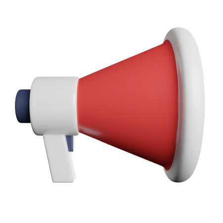 Megaphone Marketing  3D Icon