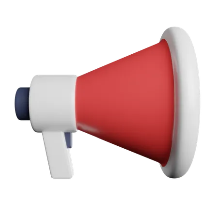 Megaphone Marketing  3D Icon