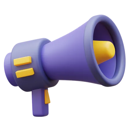 Megaphone Promotion  3D Icon