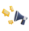 Megaphone With Message