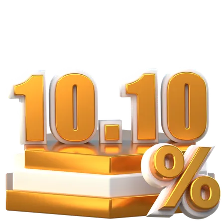 Mega promoção 10 10  3D Icon