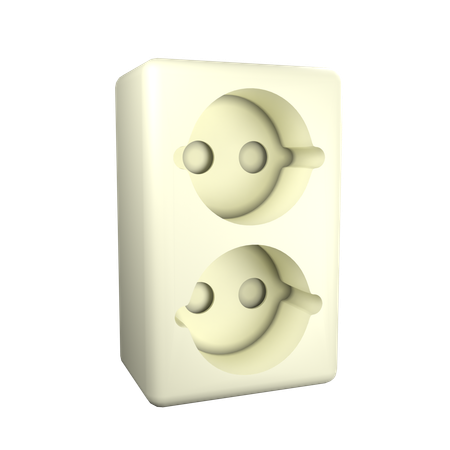 Mehrfachsteckdose  3D Icon