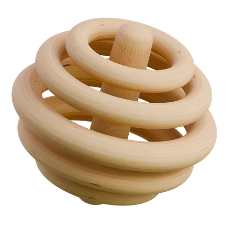 Mehrringiger Torus  3D Icon