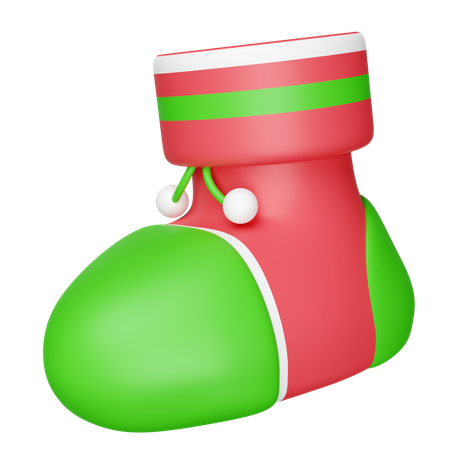 Meia de Natal  3D Icon