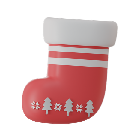 Meia de Natal  3D Icon