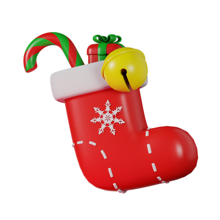 Meia de Natal  3D Icon