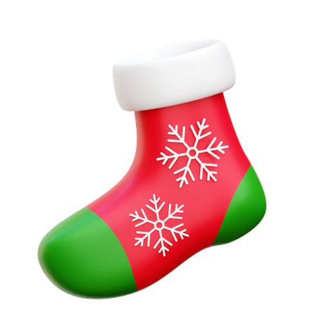 Meia de Natal  3D Icon