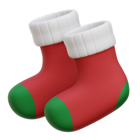 Meia de Natal  3D Icon