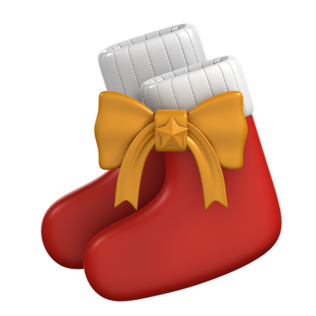 Meia de Natal  3D Icon
