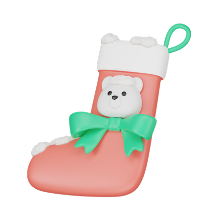 Meia de natal  3D Icon