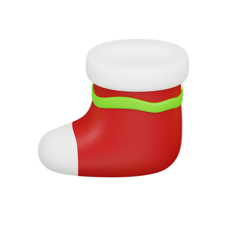 Meia de Natal  3D Icon