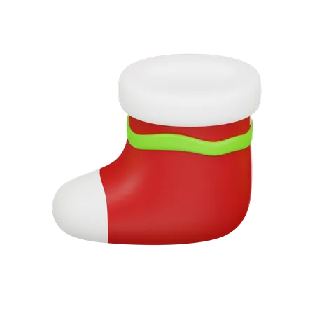 Meia de Natal  3D Icon