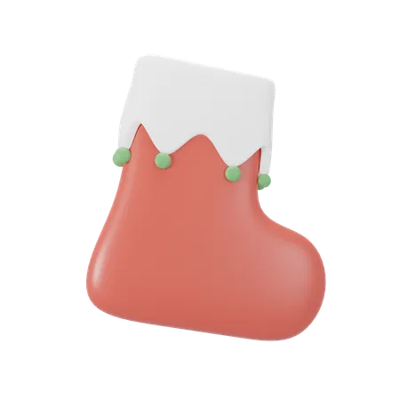 Meias de natal  3D Icon