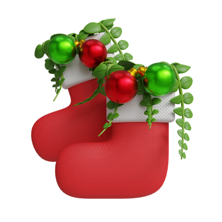 Meias de natal  3D Icon