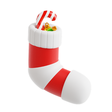 Meias e doces  3D Icon