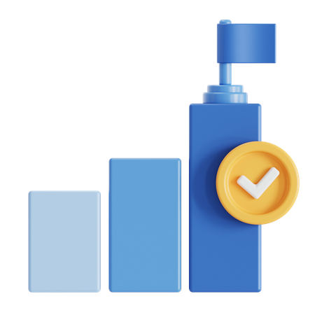Meilensteinziel  3D Icon