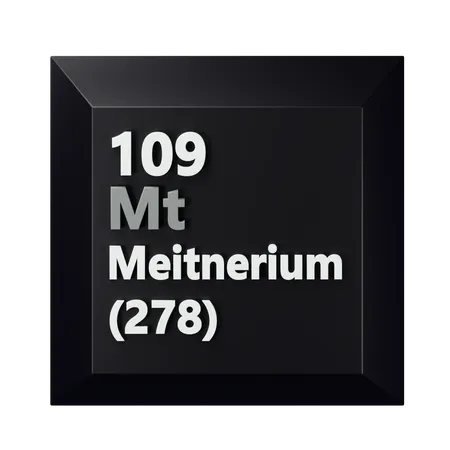 Meitnerium  3D Icon