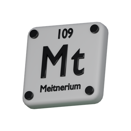 Meitnerium  3D Icon