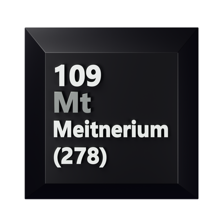 Meitnerium  3D Icon