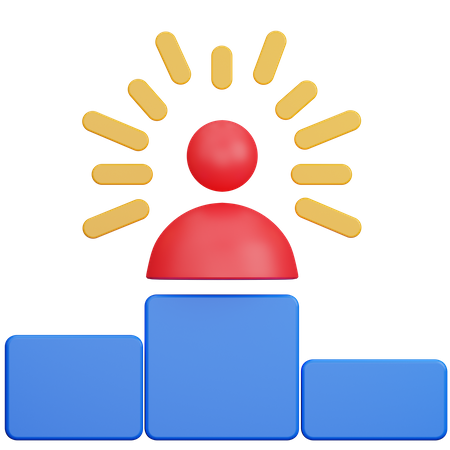 Mejor empleado  3D Icon