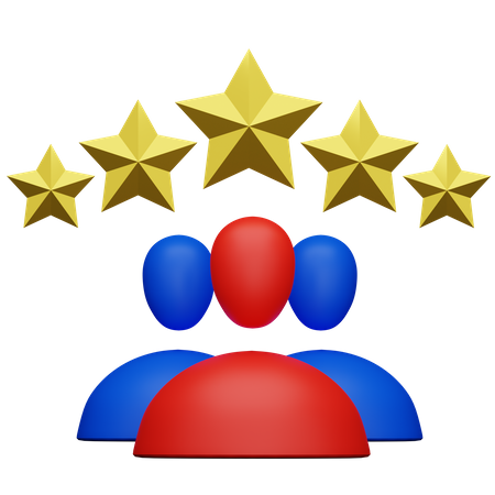 Mejor equipo de empleados  3D Icon