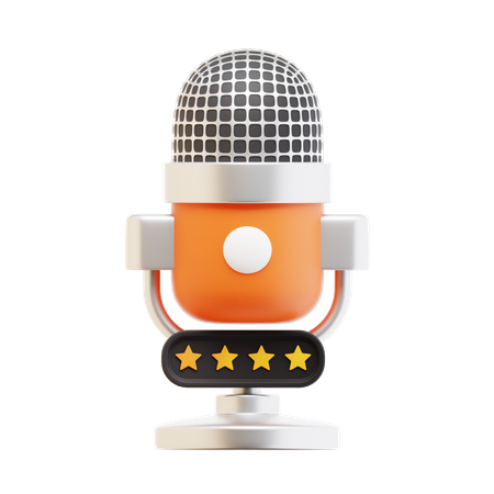 Mejor podcast  3D Icon