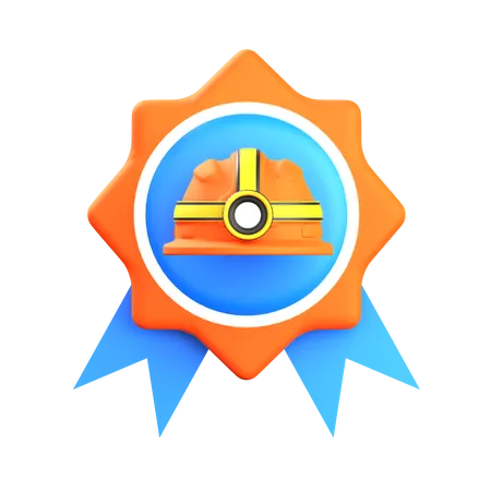 Mejor trabajador  3D Icon