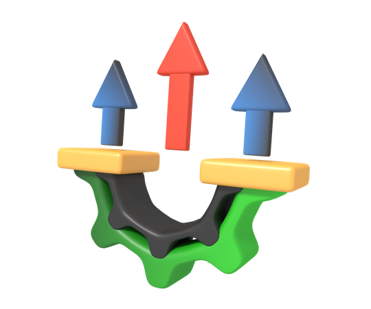 Mejora de negocio  3D Icon