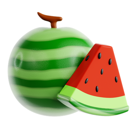 Fruta melancia  3D Icon