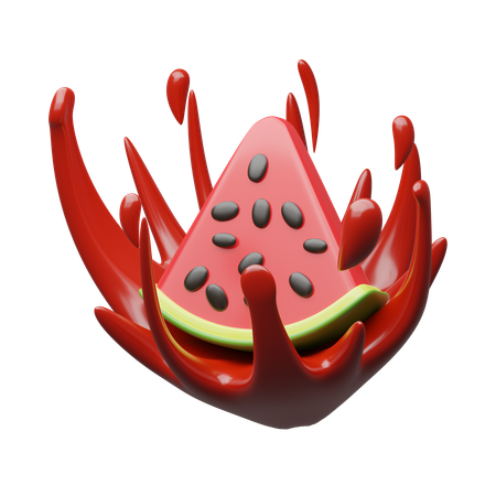 Respingo de melancia  3D Icon