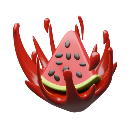 Respingo de melancia  3D Icon