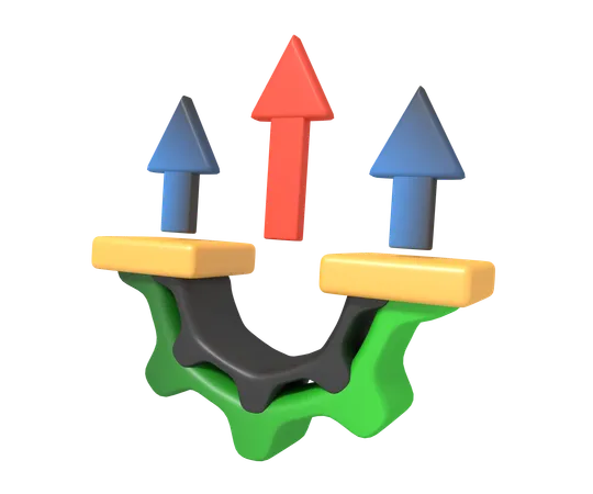 Melhoria de negócios  3D Icon