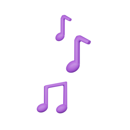 Musica melodia  3D Icon