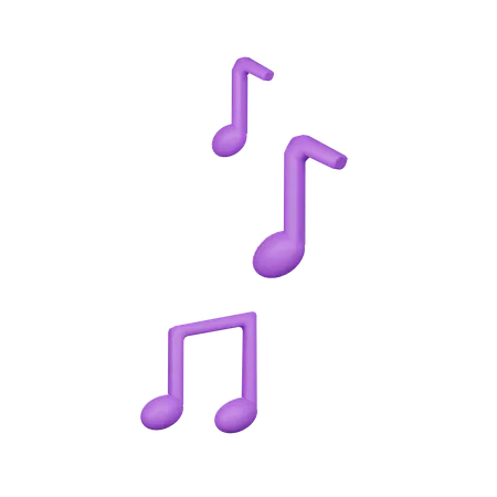 Musica melodia  3D Icon