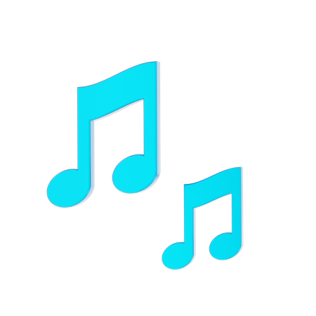 Melody note  3D Icon