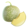 melon 3d illustration