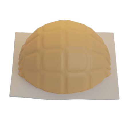 Melon Bread  3D Icon