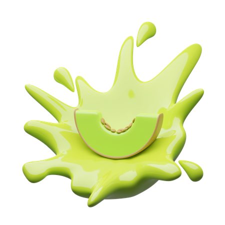 Melon juice  3D Icon